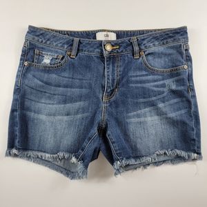 Cabi Cutoff Jean Shorts, Blue, 8